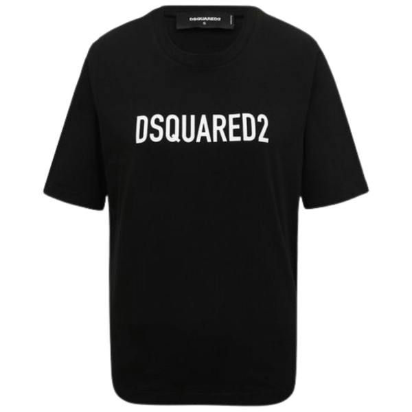 DSQUARED2 Bold Logo Print Black  T-Shirt XS