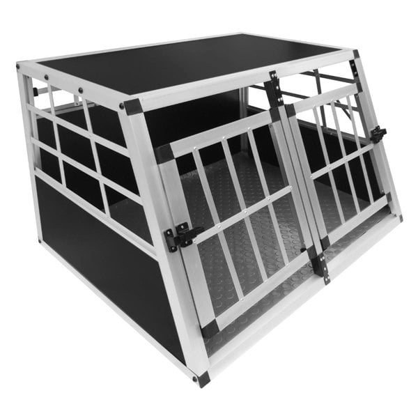 Monstershop Car Dog Pet Crate - Small Double Doors