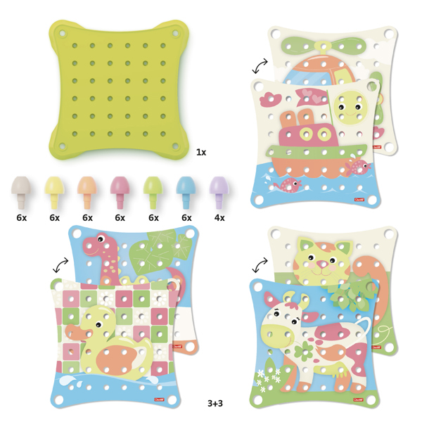 Quercetti Play Eco+ Jumbo Peggy EVO