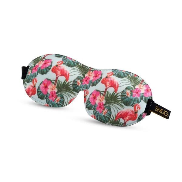 SMUG Contoured 3D Blackout Sleep Mask - Flamingo Print