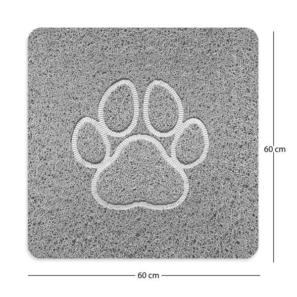 Nicoman Embossed Spaghetti Loofah Anti Slip Shower Mat - Paw