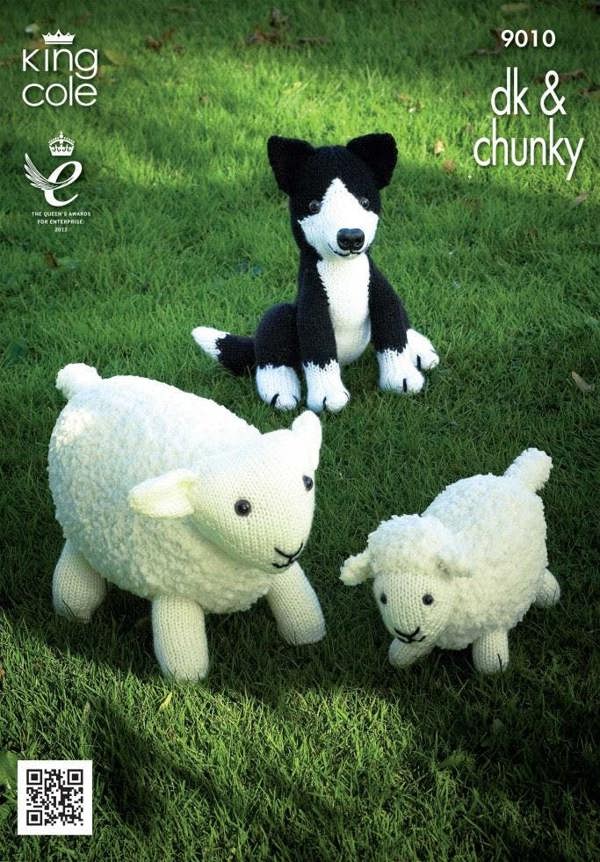 King Cole Cuddles Knitting Pattern 9010, Toys - Advanced
