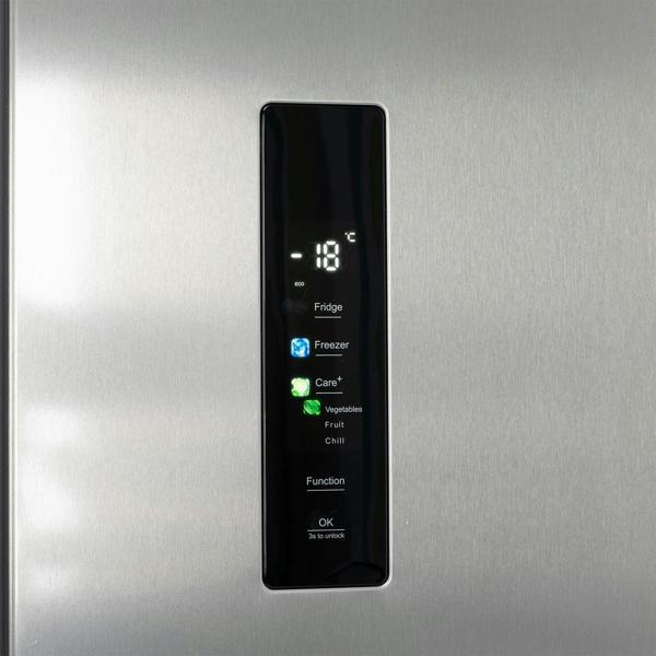 Willow 415L American Style Fridge Freezer WSBES4MDX - Inox