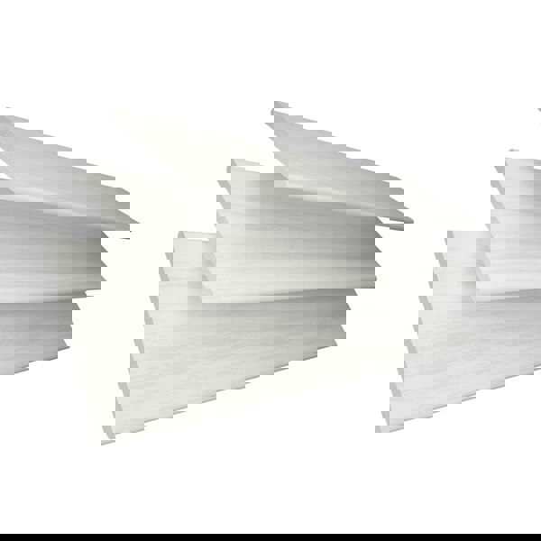 NewEdgeBlinds White Oak Faux Wood Venetian Blinds with String (130cm Drop)