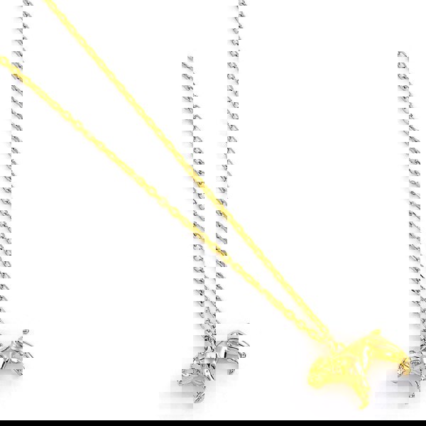 English Bulldog Gold Necklace - Personalised - MYLEE London