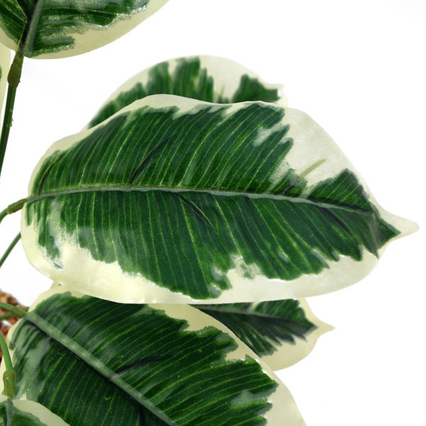 Leaf 40cm Artificial Pothos Variegated Plant with Planter