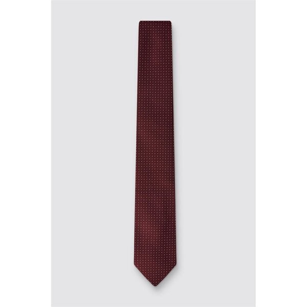 Antique Rogue Burgundy Ellipse Geo Tie