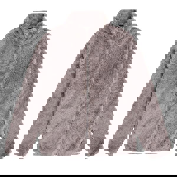 Animal Womens Teddy Fleece Full Zip Jacket - Taupe