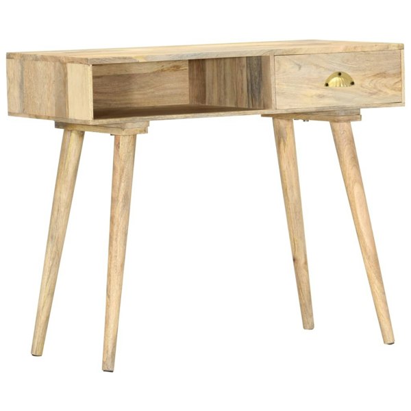 Berkfield Console Table 90x45x75 cm Solid Mango Wood