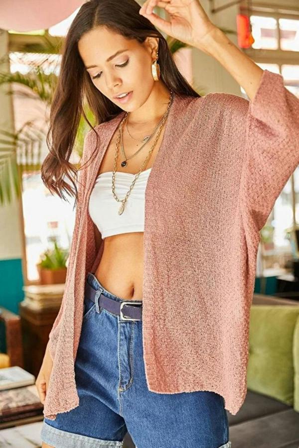 Hoxton Gal Batwing Sleeve Cozy Cardigan