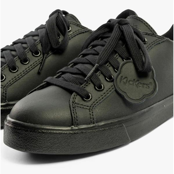 Kickers 114728 TOVNI LACER School Shoes in Black