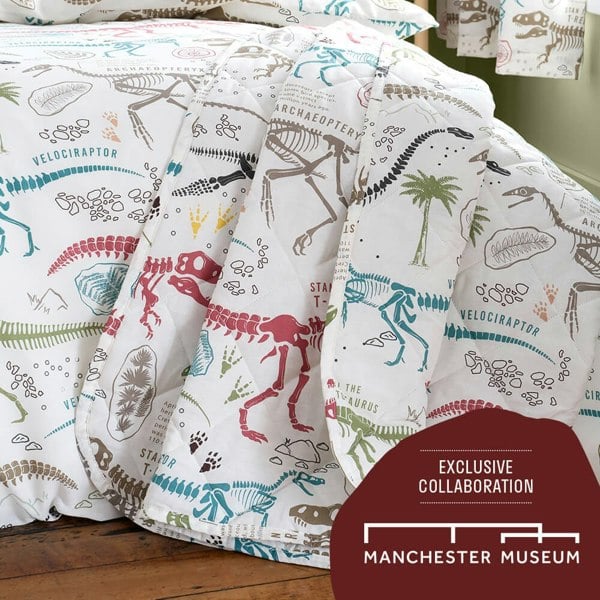 Dino Explorers Quilted Throw - Happy Linen Company