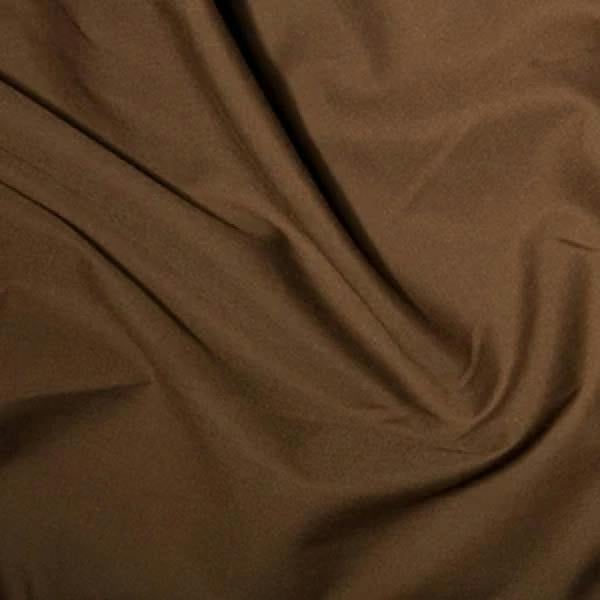 Minerva Core Range Premium Polycotton Dressmaking Fabric per metre, 112.5cm / 44" Wide - Brown