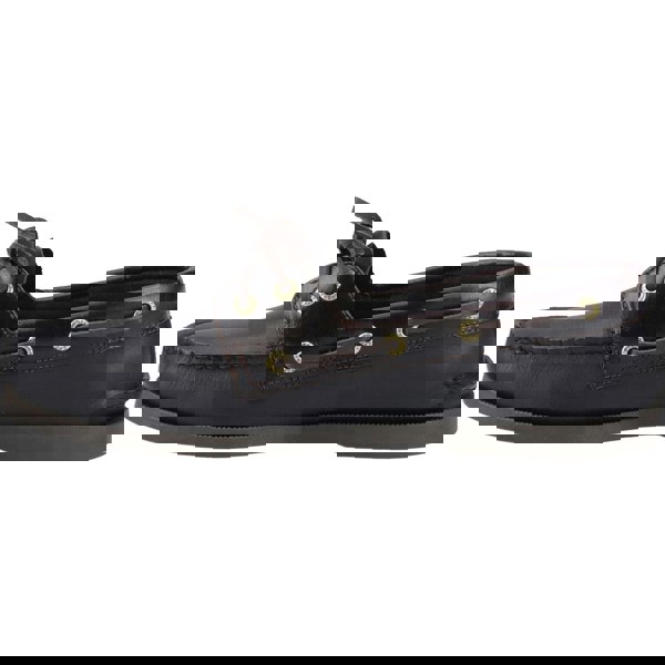 Sperry Authentic 2 Eye Leather Men's Amaretto/Black Boat Shoes