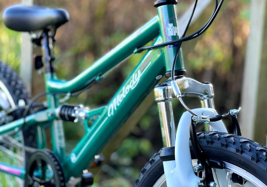Dallingridge Melody 20" Girls Full Suspension Mountain Bike - Metallic Teal/White