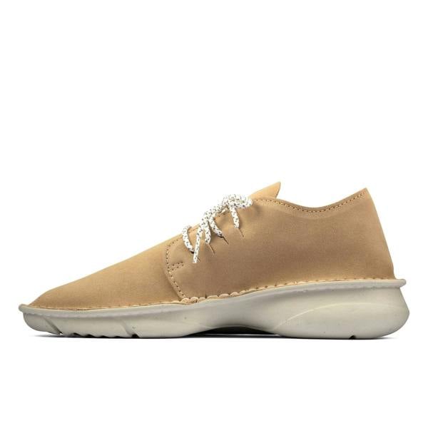 Clarks Mens Origin Leather Casual Shoes - Taupe - 