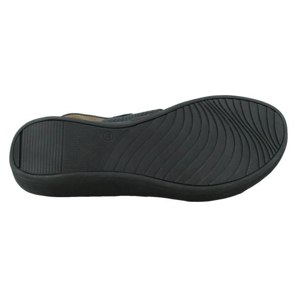 Spot On Ladies Spot On Low Wedge Mules F00287