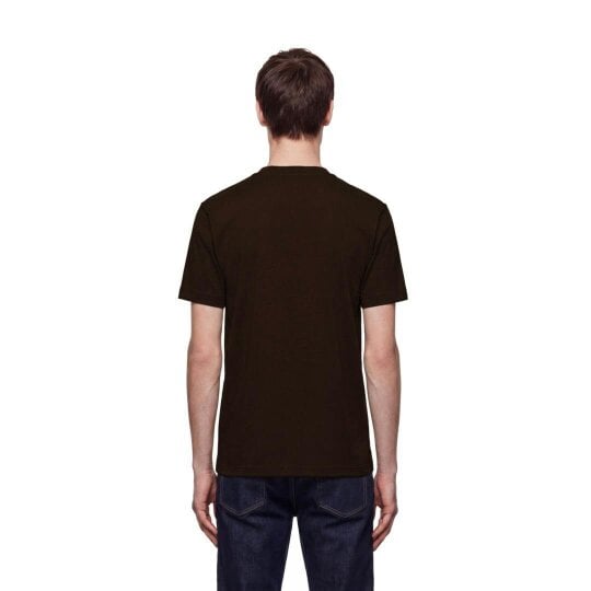 By Lanvin Block Logo Dark Brown T-Shirt