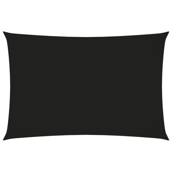 Berkfield Sunshade Sail Oxford Fabric Rectangular 2.5x4.5 m Black