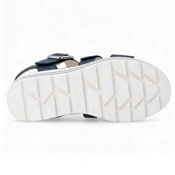 Remonte D3N50 Ankle Strap Sandals   in  Blue