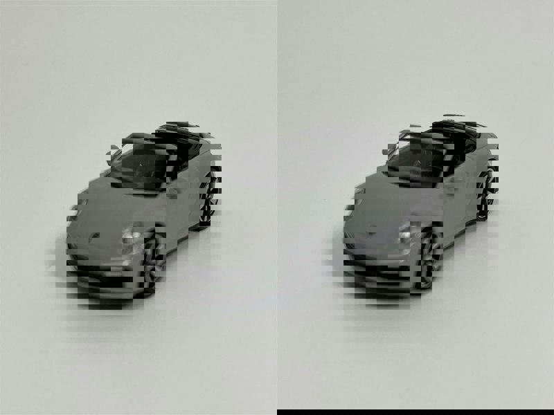 Minichamps Porsche 911 Carrera 4S Cabriolet 2019 Grey 1:87 Scale 870068330