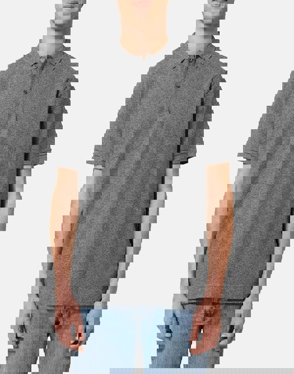 Men's Cotton Polo – Dark Heather Grey - British Boxers