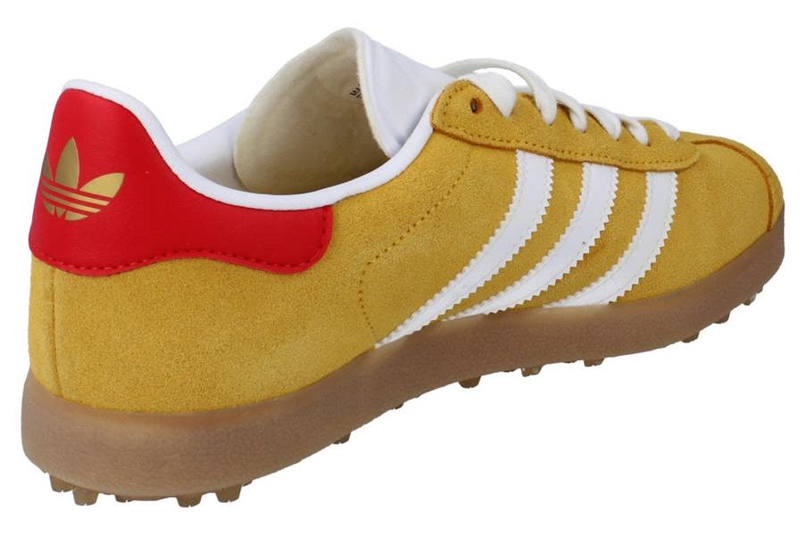 Adidas Gazelle Golf Mens Trainers Shoes  JS1896 - Yellow White Red JS1896 - Photo 2