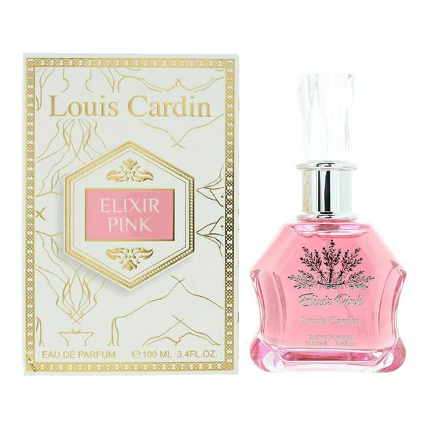 Louis Cardin Elixir Pink Eau de Parfum 100ml Spray for Her