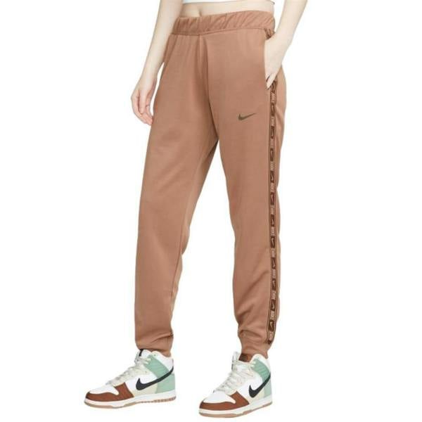 Nike Womens/Ladies Taped Jogging Bottoms - Brown - 