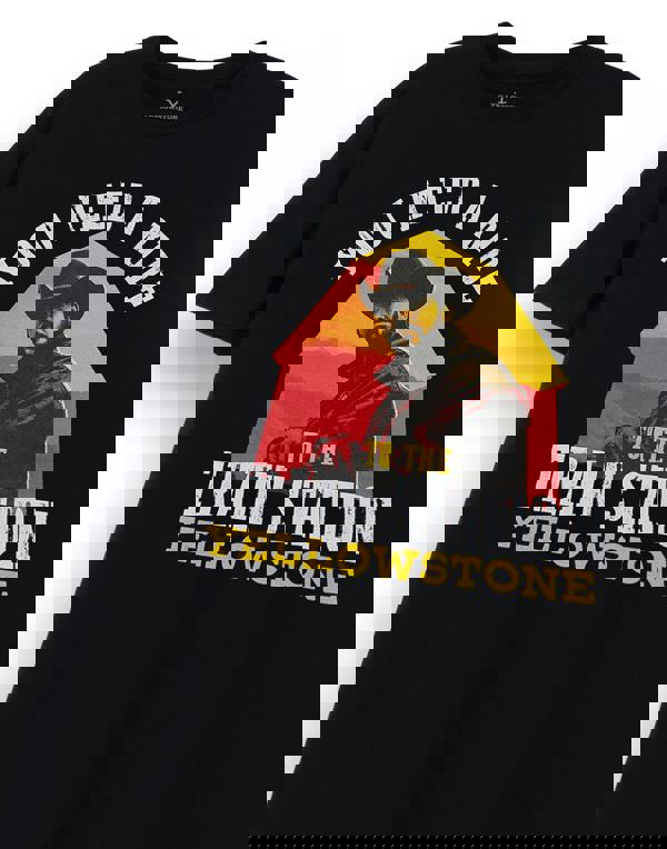 Yellowstone Mens Black Need a Ride Short Sleeved T-Shirt