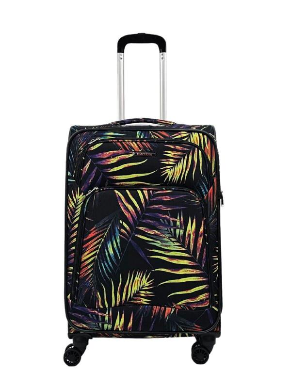 Eagle Luggage Lightweight Print Suitcases 8 Wheel Luggage Travel Soft Bags Set