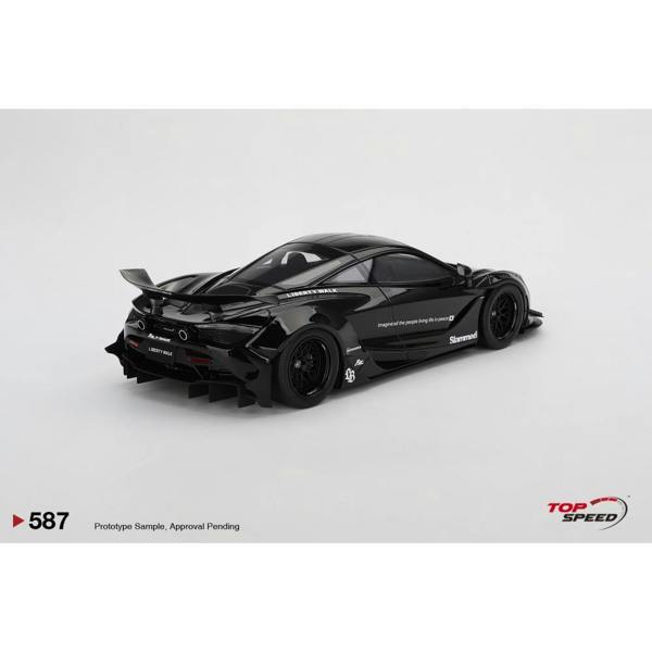 MCSlots McLaren 720S LB Works Black Tas 2024 1:18 Scale Topspeed TS0587