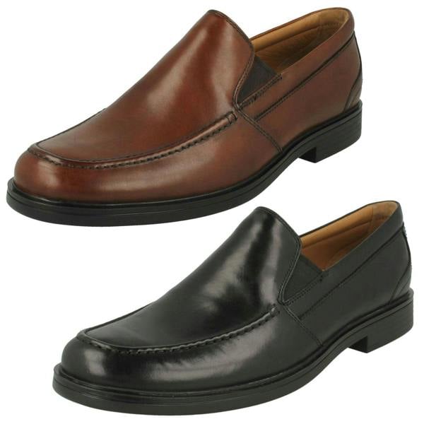 Clarks Mens Clarks Slip On Formal Shoes Un Aldric Slip