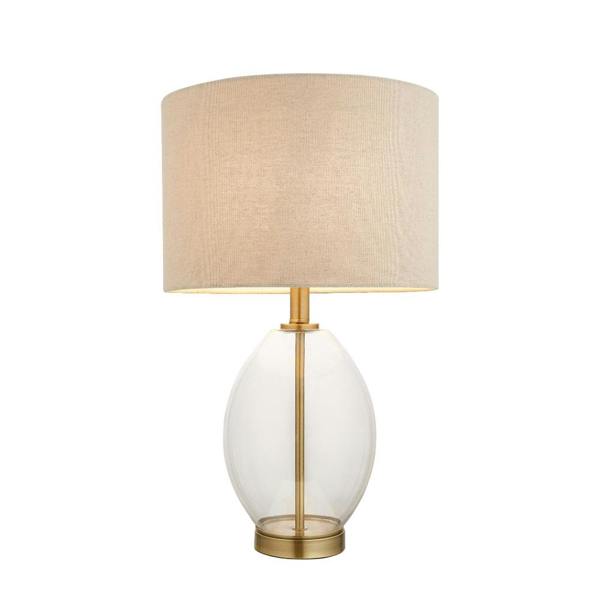 Pagazzi Lighting East Antique Brass Table Lamp