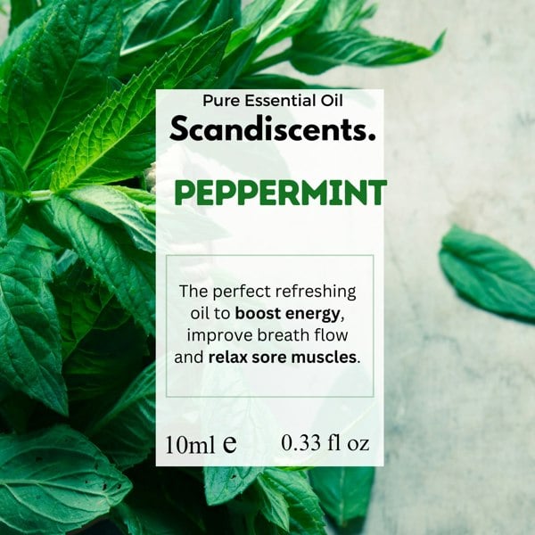 (NEW) Peppermint - Scandiscents, waterless diffuser, essential oils, fragrance oils