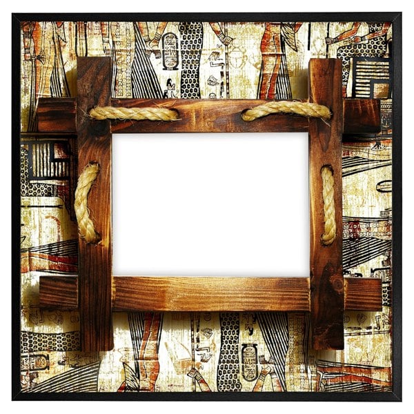 Benjamin Tate Design Rustic egyptian wooden frame (picture Frame)