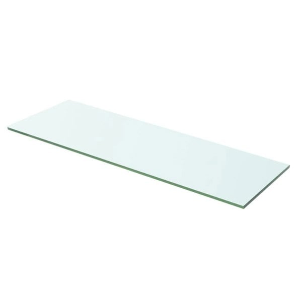Berkfield Shelf Panel Glass Clear 60x15 cm
