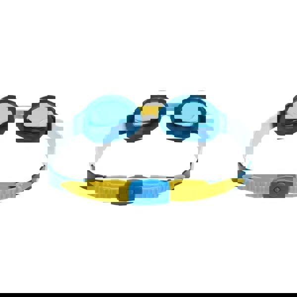 Zoggs Paw Patrol kids goggles in blue and yellow with adjustable silicone strap