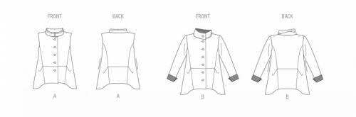 Vogue Sewing Pattern 1970, Waistcoats, Jackets for Women, B5 (8-10-12-14-16) - Intermediate