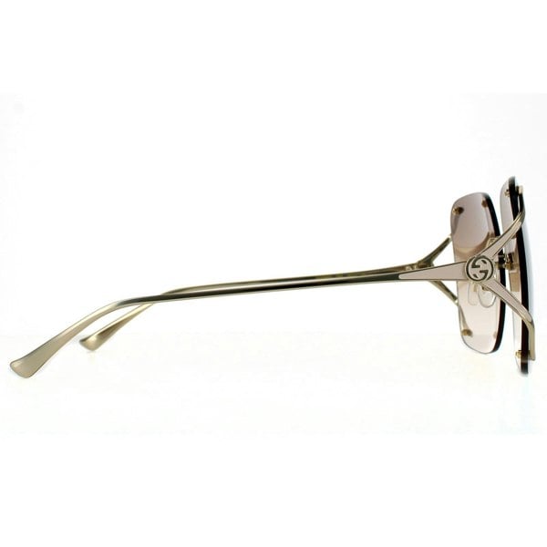 Gucci Sunglasses GG0646S 002 Gold Brown Gradient