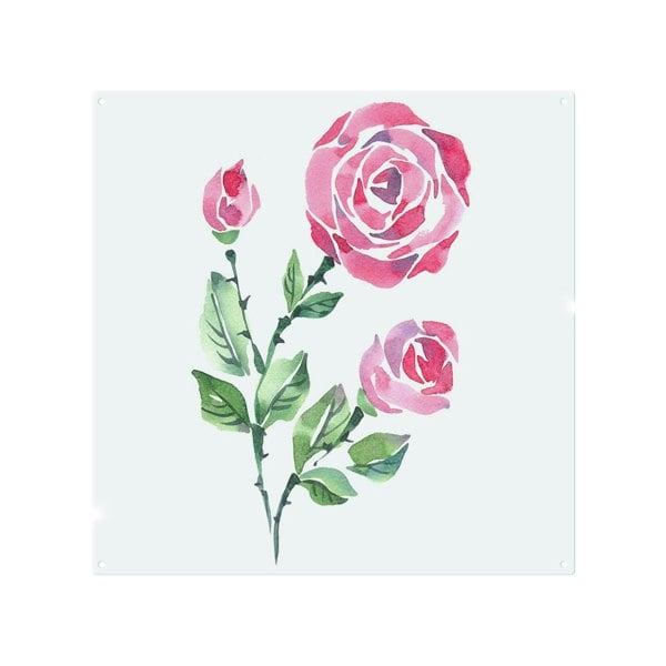 Benjamin Tate Design Rose Print Splash Back