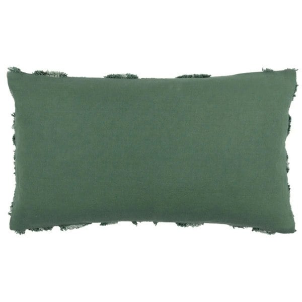 Furn Maeve Tufted Leopard Print Cushion Cover - Eucalyptus