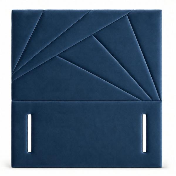 Great British Beds Mosaic Headboard - Blue Plush