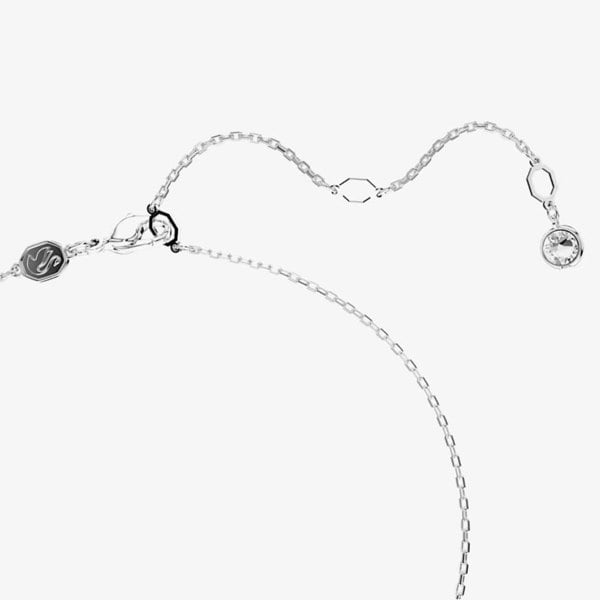 Swarovski Hyperbola Rhodium Plated White Infinity Necklace 5687265