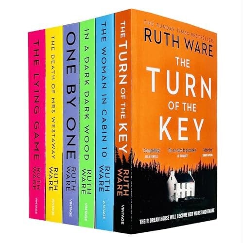 Ruth Ware 6 Book Set The Turn of the Key, The Woman in Cabin 10, In a Dark Dark Wood & more