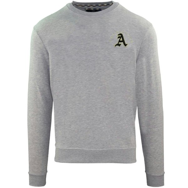 Aquascutum Embossed A Logo Sweatshirt - Grey