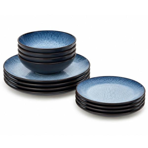 Blue Reactive Glaze Tableware Set