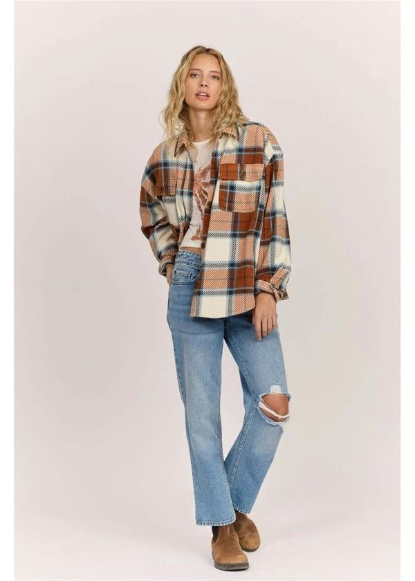 Sisstrevolution Washed Ashore Fleece - Terracotta - S