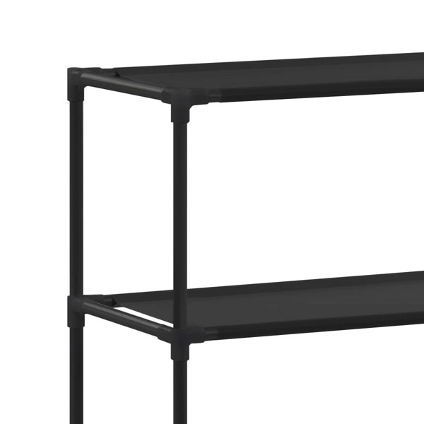 Berkfield 3-Tier Storage Rack over Toilet Black 53x28x169 cm