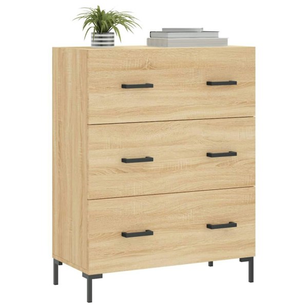 Berkfield Sideboard Sonoma Oak 69.5x34x90 cm Engineered Wood